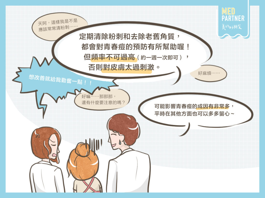 清除粉刺與角質