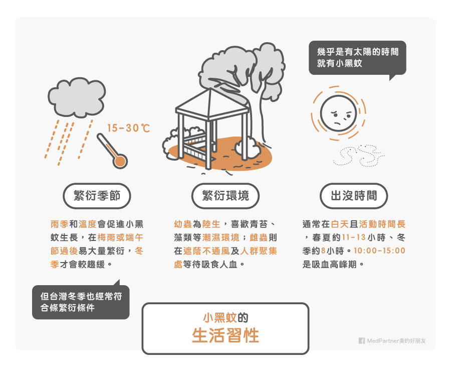 小黑蚊習性