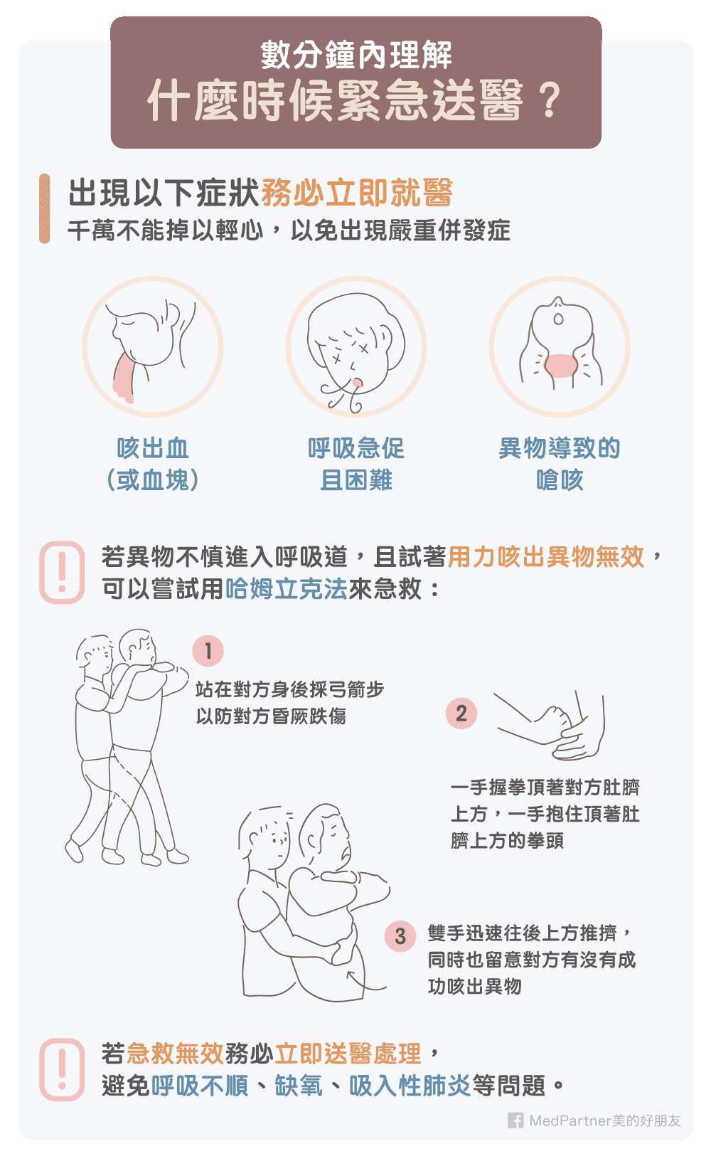 咳嗽需緊急就醫時機