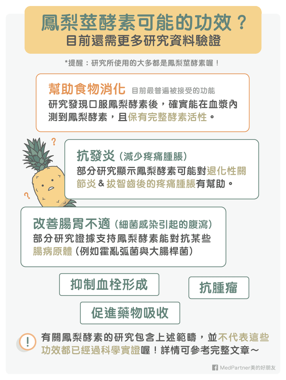 【艾多美．鳳梨綜合酵素粉】胃脹氣找他就對了｜消炎、減肥，跟你