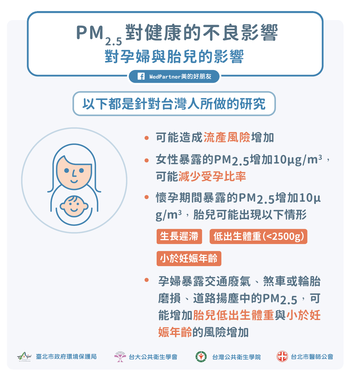 空汙PM2.5對孕婦的影響