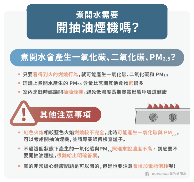 煮開水要開抽油煙機嗎？注意事項整理